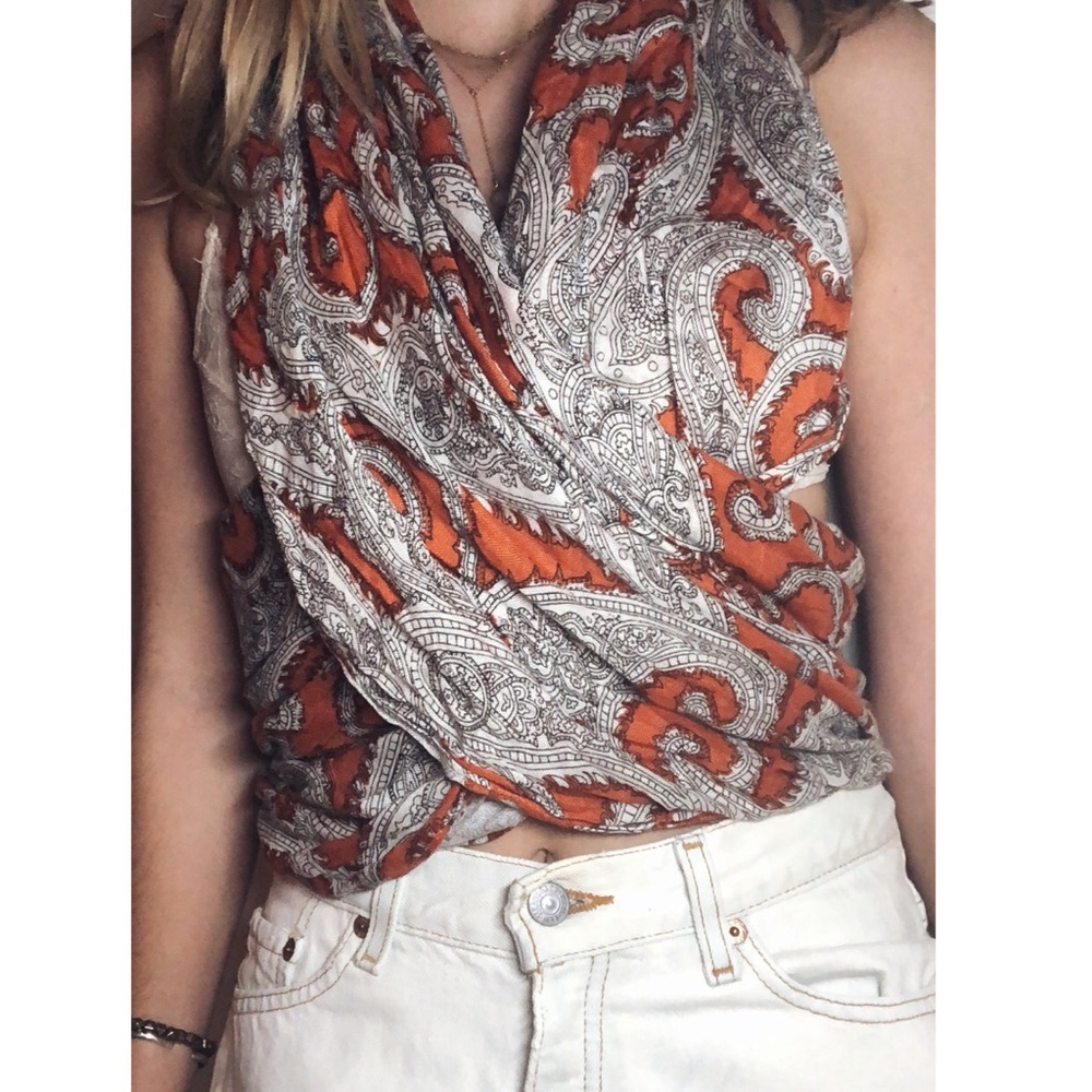 Multi-purpose wrap scarf